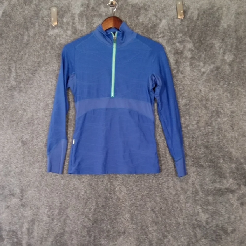 Title Nine Swift 1/2 Zip Pullover Sweatshirt Long Sleeve Activewear Womens S - Picture 1 of 9